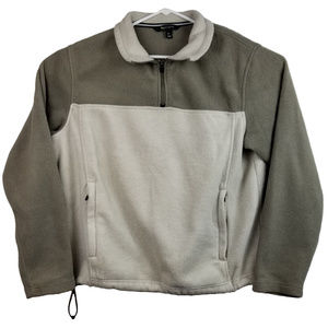 TEK GEAR Men's 1/4 Zip FLEECE Pull Over